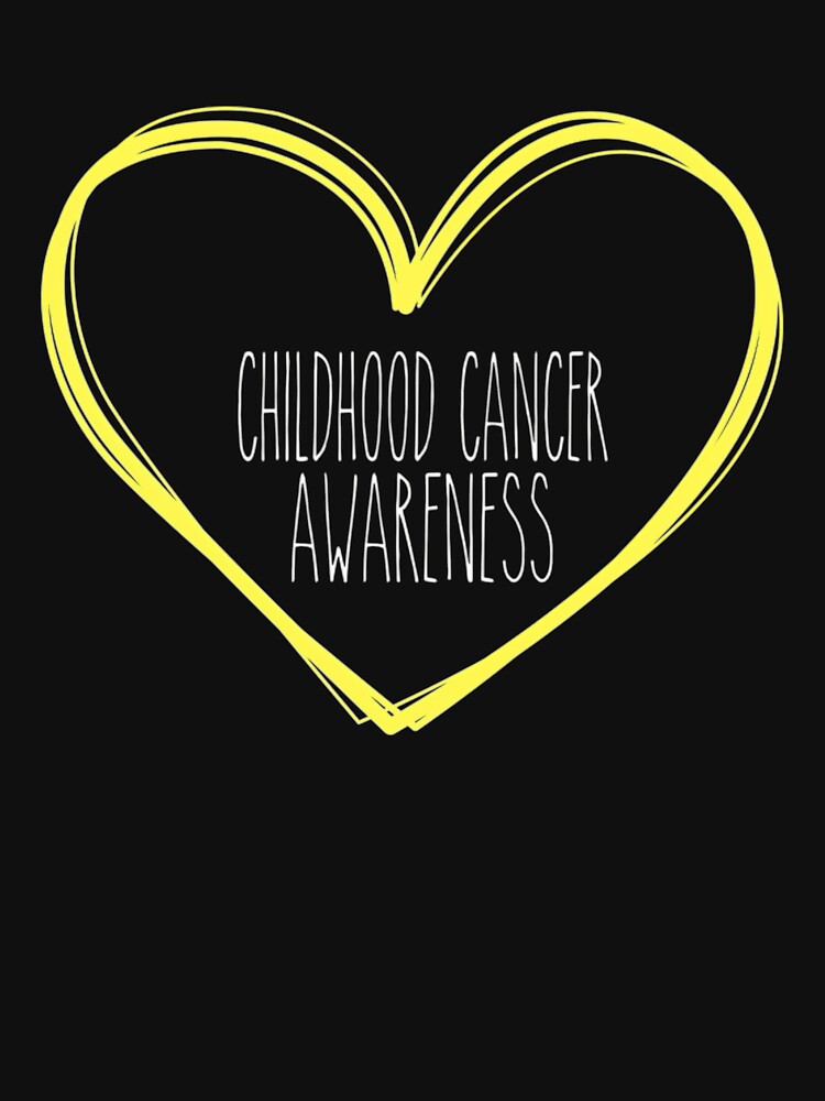 Childhood Cancer Awareness Heart Support by alliancepowerfu