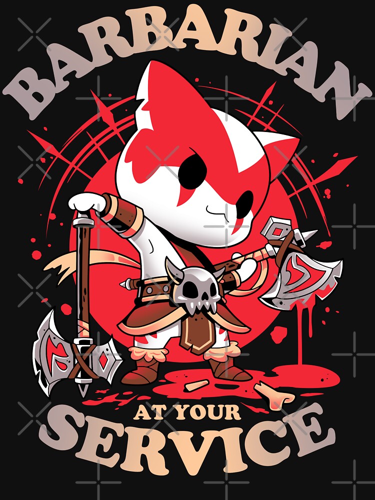 Barbarian's Call - Cute Cat Gamer by Snouleaf