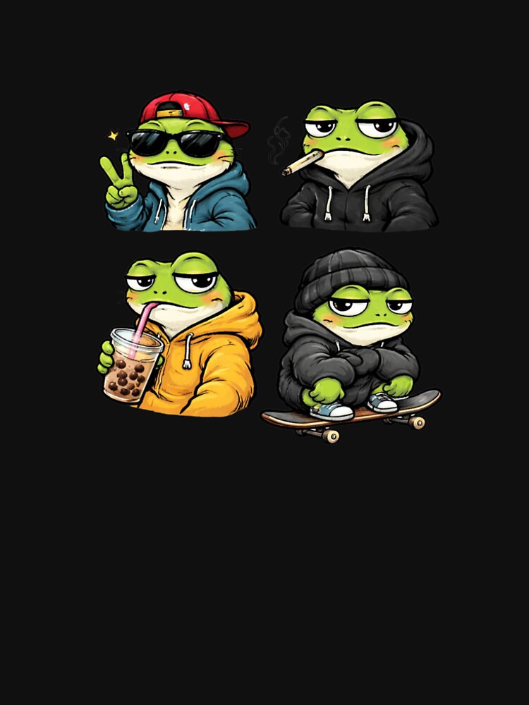 Too Cool To Explain Frog by lkpt123