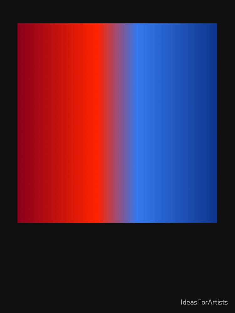 Gradient Colors  Bright Red and Blue by Inspirationmotivation