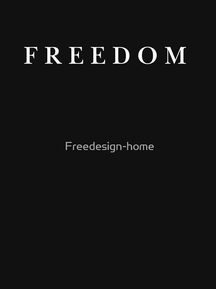 Freedom Minimalist Vintage American Flag for July 4th | American Pride by Freedesign-home
