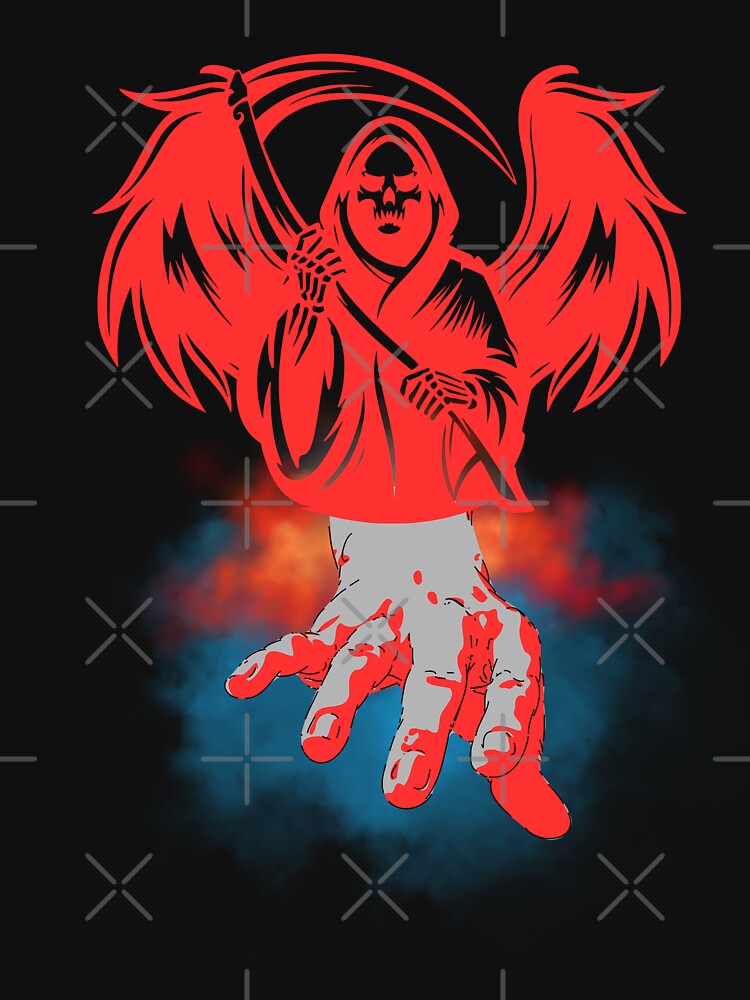Crimson Winged Reaper Fantasy Art by Tadeusz1