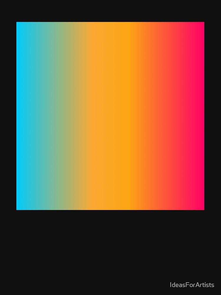 Gradient Colors - Pink Yellow and Blue by Inspirationmotivation