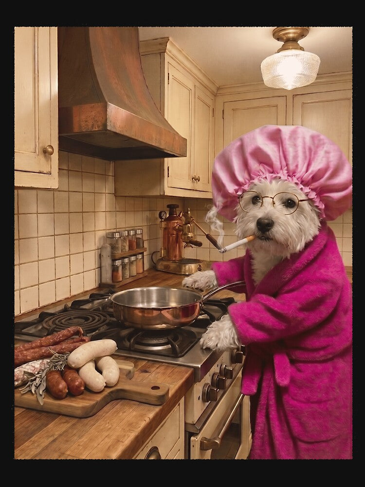 Funny West Highland White Terrier Housewife Brainrot Meme Dog Owner by TerryConnells