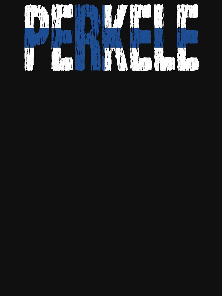 Perkele Finnish Flag Distressed by Nirvanibex