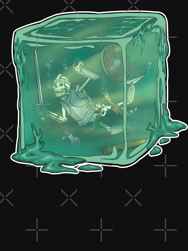 Gelatinous Cube Has a Friend for Dinner by SparklefilthStudios