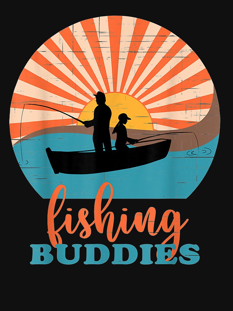 Fathers Day Fishing For Dad And Daughter Buddies Matching by maizreo