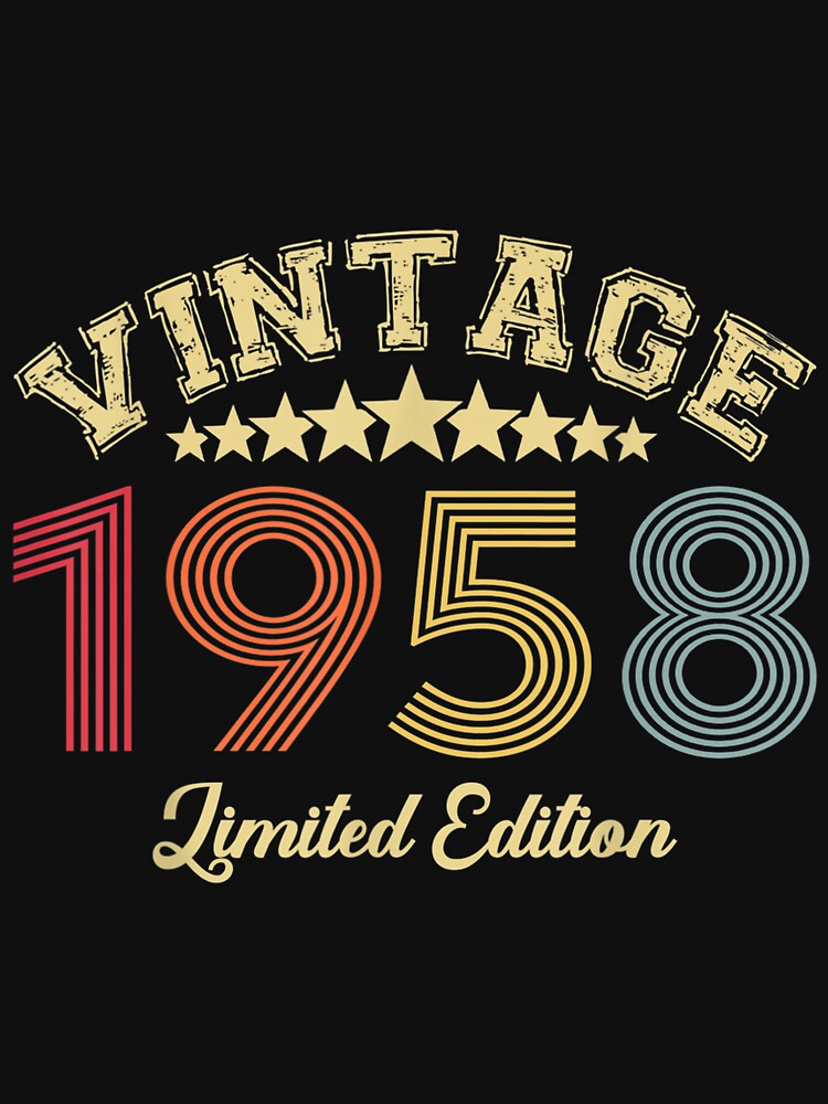 Vintage 1958 Limited Edition 64 Years Of Being Awesome by laurenm233