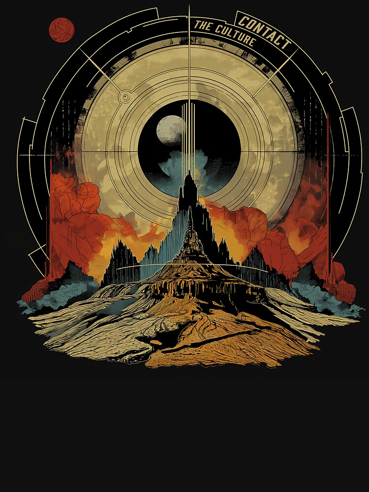 Contact: The Culture Sci-Fi Series T Shirt by DW3WD