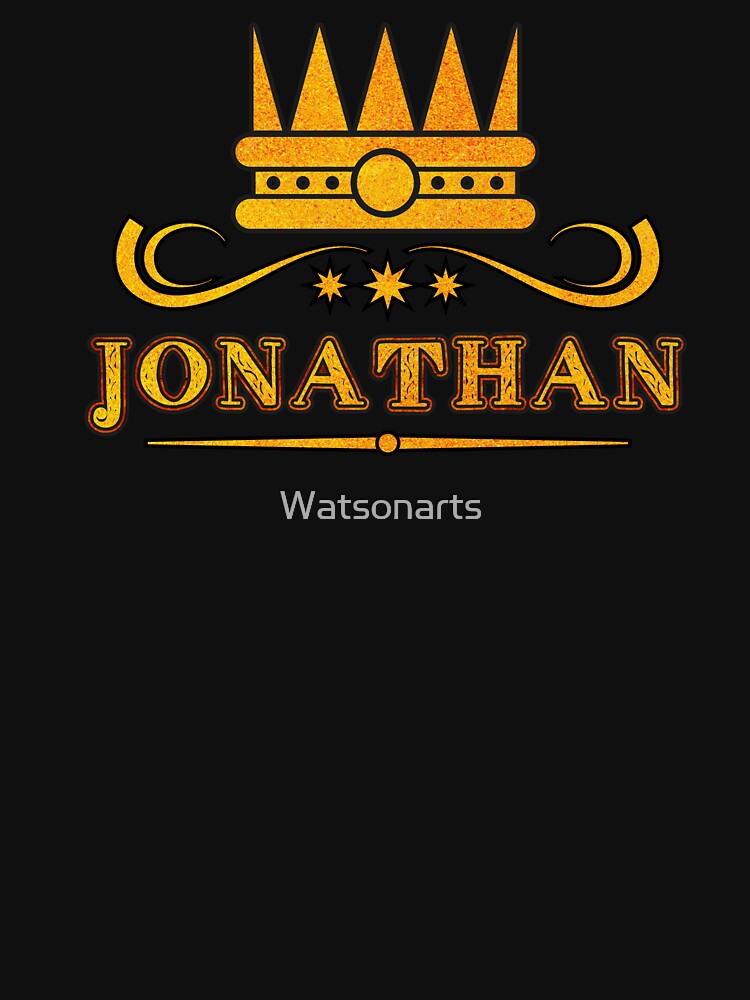 Jonathan Personalized Funny & Unique Custom Name Design for Men, Teens, and Boys by Watsonarts