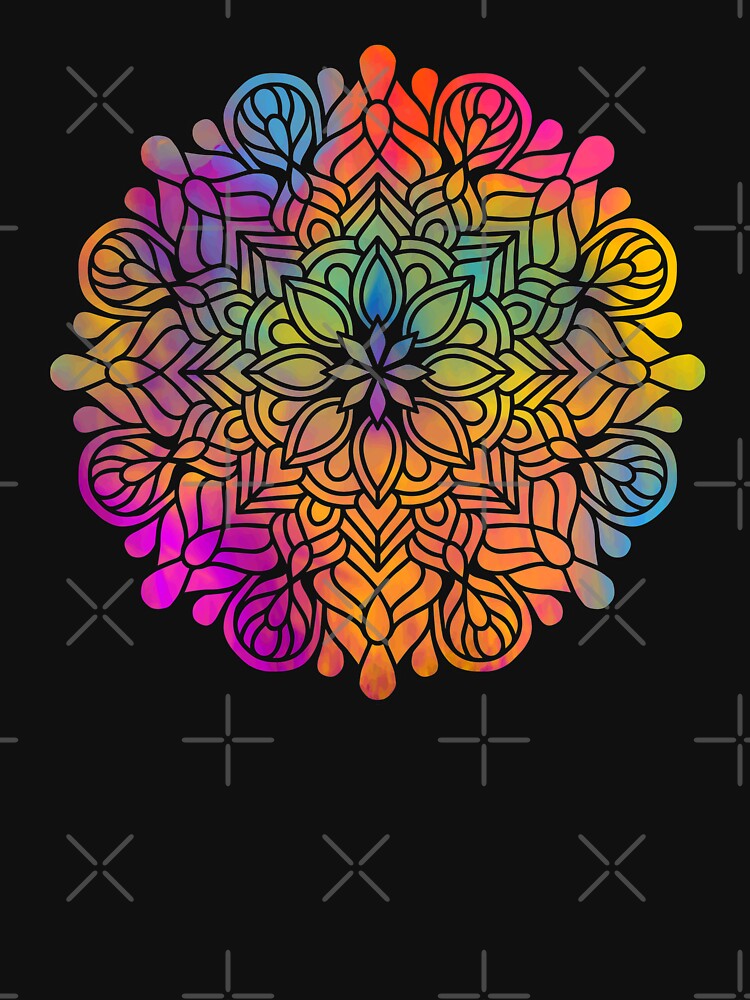 colorful mandala by haroulita