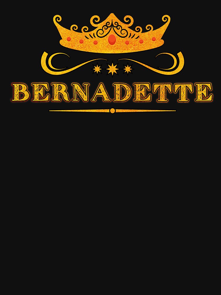 Bernadette Personalized Name With Crown - Cool & Custom Gift for Girls, Teens by Oussinc