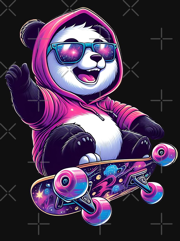 Vibe panda tee , trendy tshirt by Vibestudio-shop
