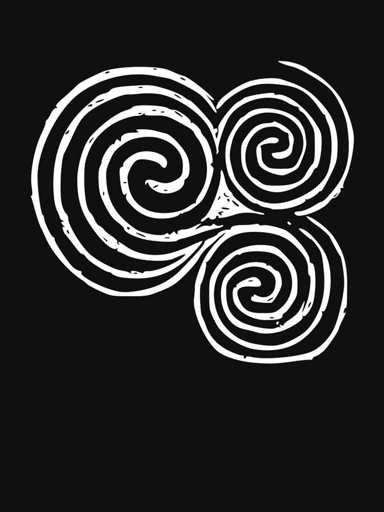 Newgrange Entrance Stone Triple Spiral Celtic Triskelion, Celtic Symbols by BETSYCAROL