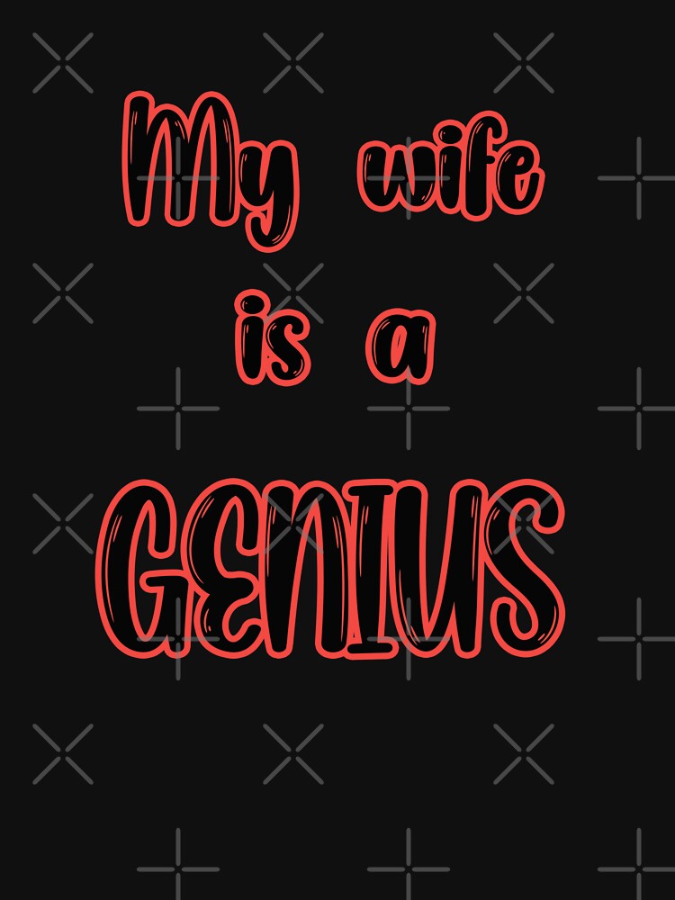 Funny text about a wife. A wise wife by MagelliShop