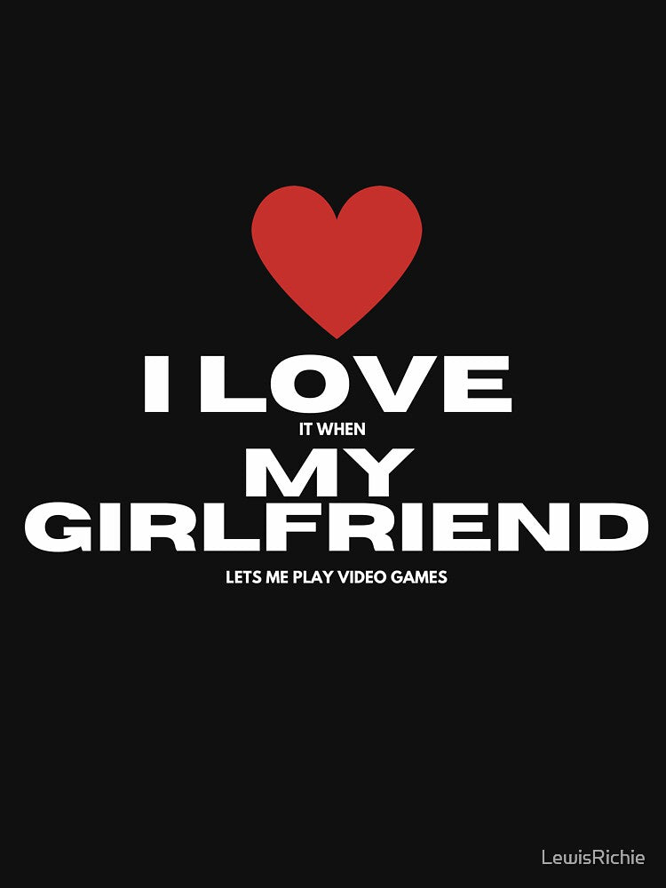 Gamer boyfriend loves girlfriend funny by LewisRichie