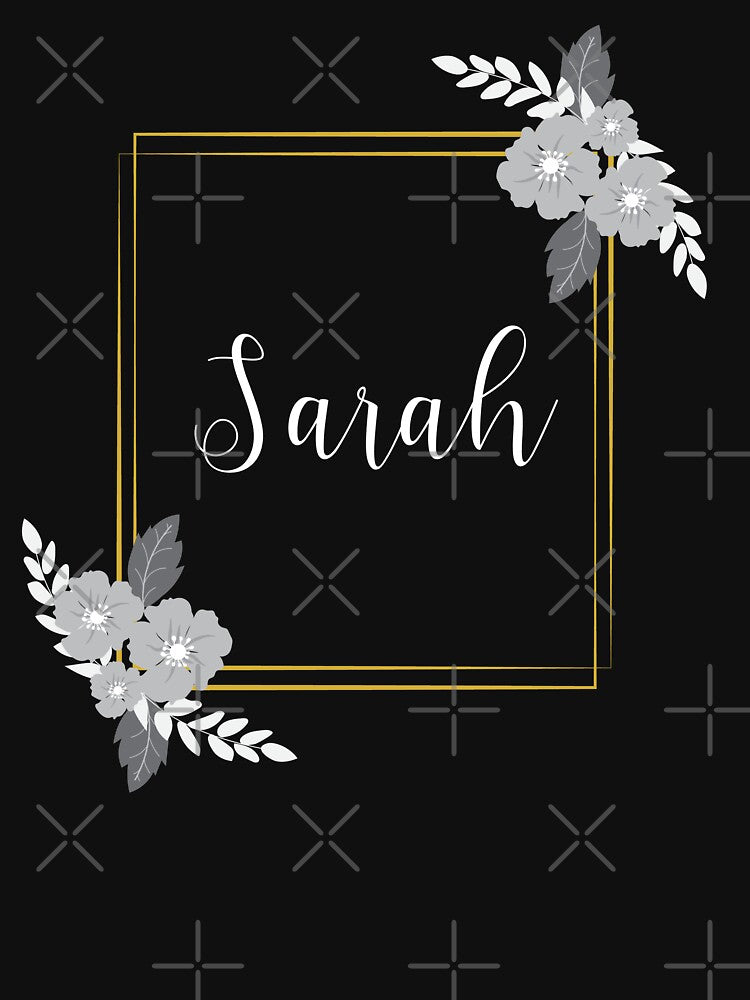 Sarah name tag gift by anins-azuree