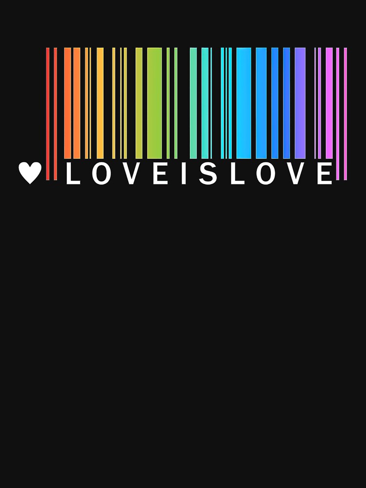 Love is Love  LGBT Pride  Classic by escapepitch