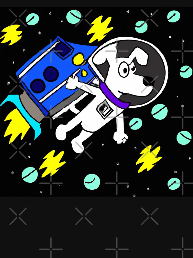 Astronaut Dog in Space by myfavoritegifts
