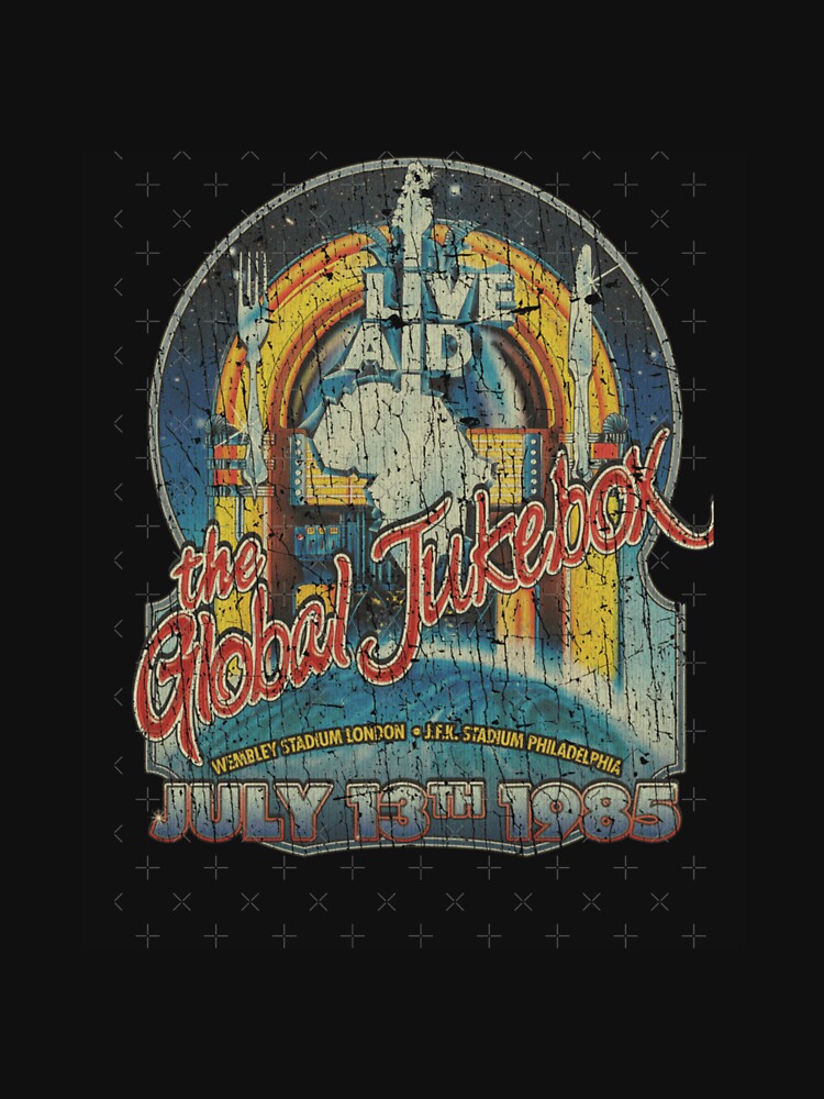 Live Aid Jukebox Poster Design Today Graphic Art by TressaPredovic