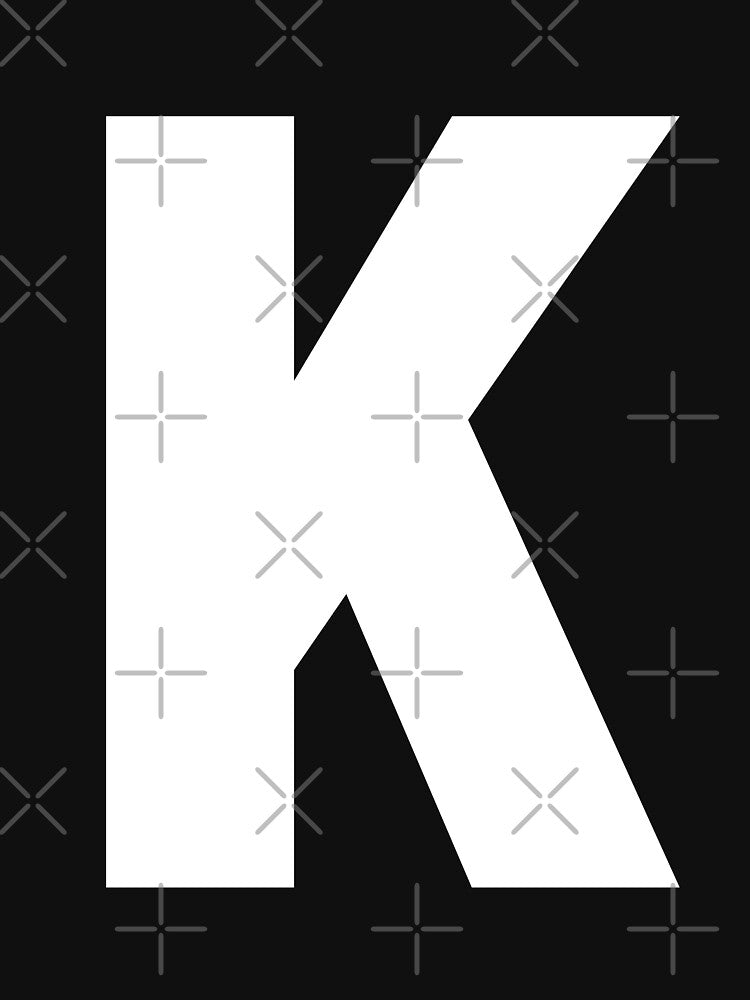 Uppercase Letter “K” by m------