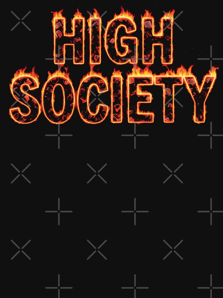 High Society - Vibrant and Intense Embers Typography by AV