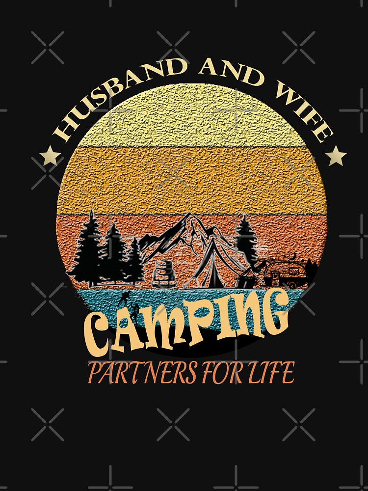 Husband And Wife Camping Partners For Life by Red123shop