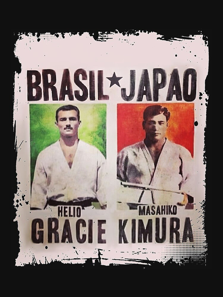 Grand Master Gracie vs Masahiko Kimura Fight Poster Classic by pecanssplosh