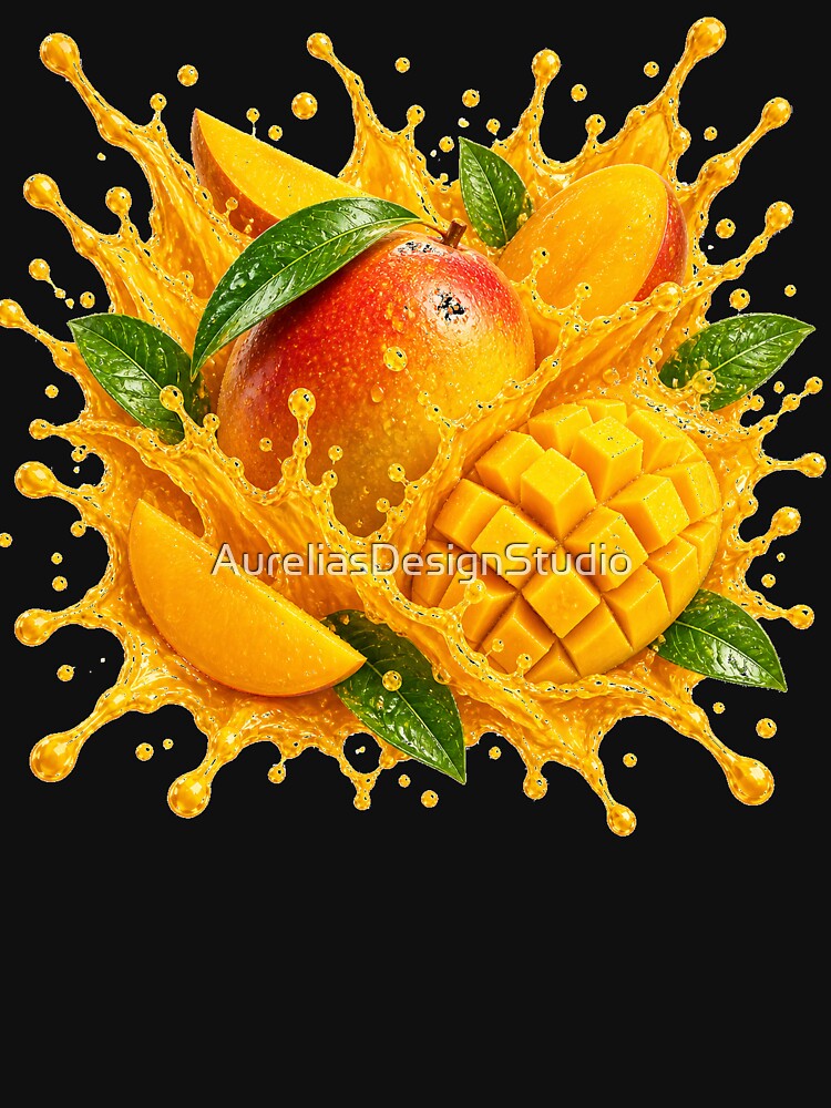 Mango Fruit Art by AureliasDesignStudio