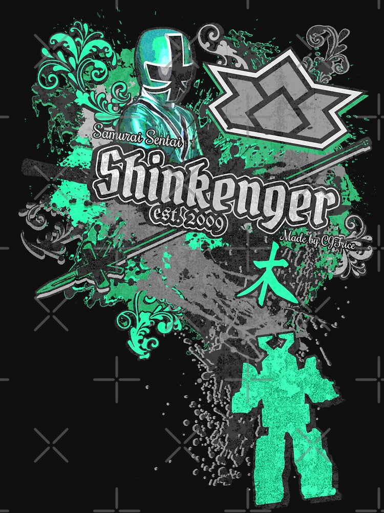 Samurai Sentai Shinkenger ShinkenGreen "Street Style" Design by CJFrice Graphics