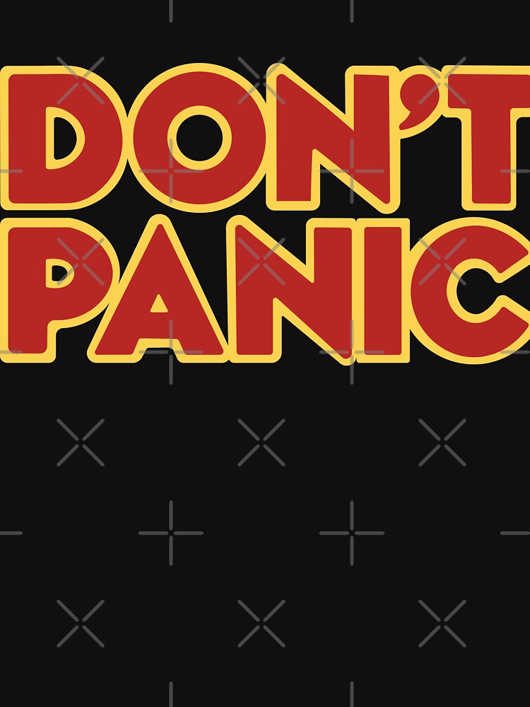 Hitchhiker Galaxy Don't Panic by ijoshtherefore