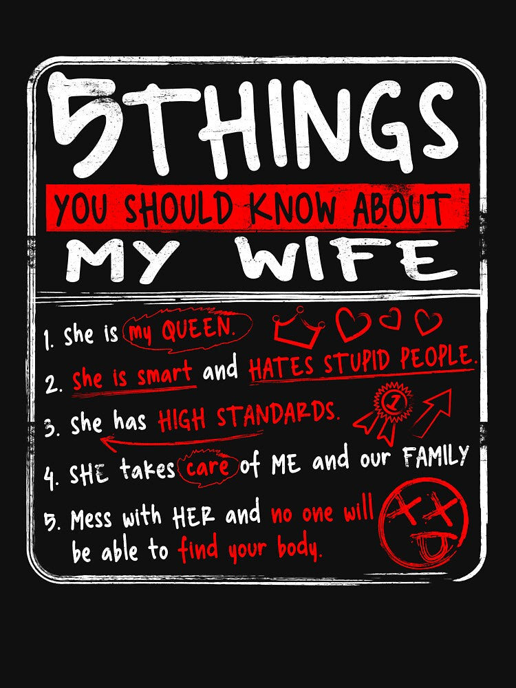 5 Things You Should Know About My Wife Husband Gift Gear by DynamicDesign
