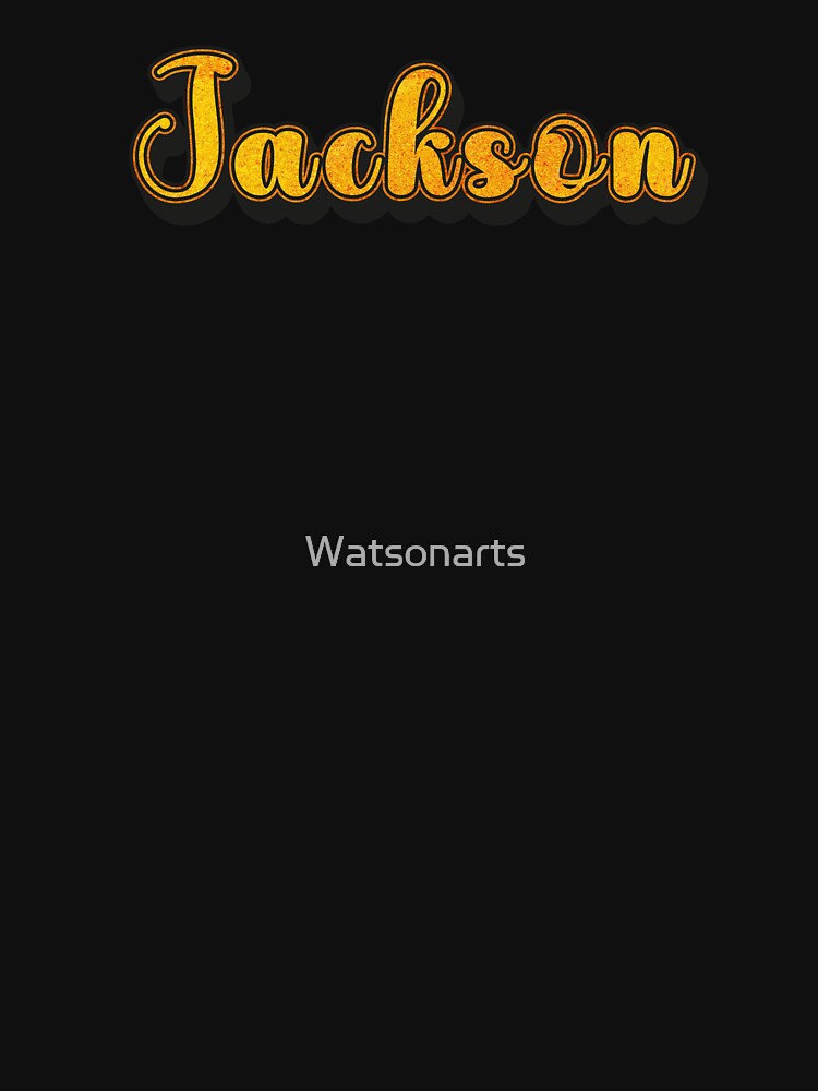 Jackson Personalized Name Design with Heart | Funny Custom Gift by Watsonarts
