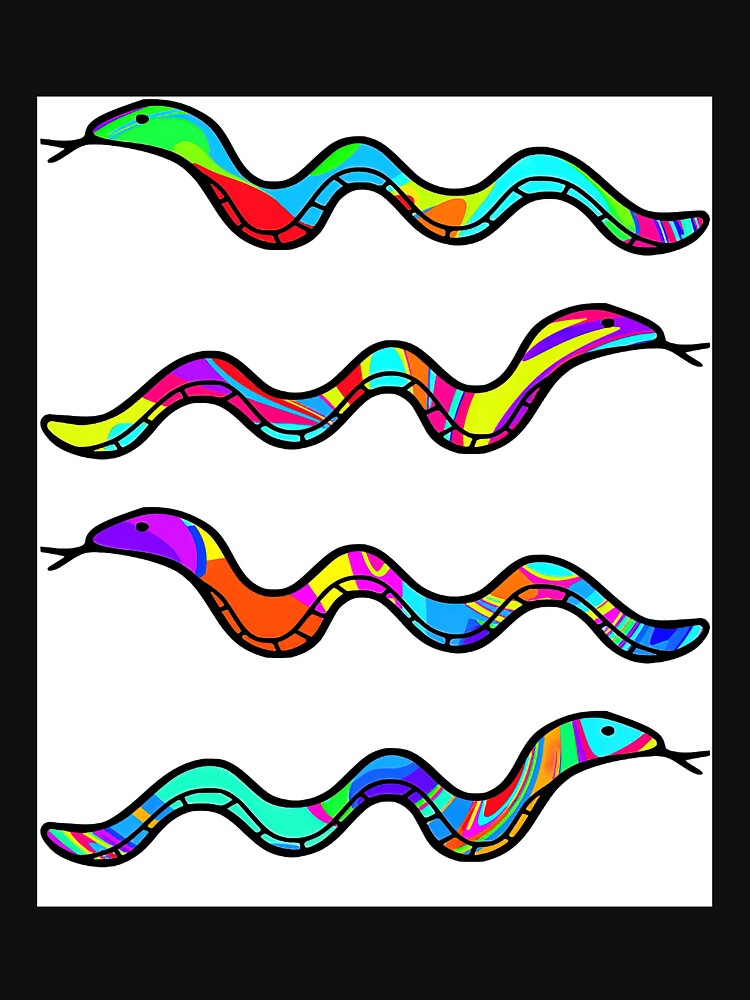 Colorful Snakes by alliancepowerfu