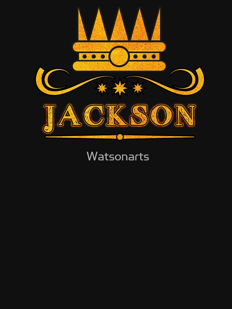 Jackson Personalized Funny & Unique Custom Name Design for Men, Teens, and Boys by Watsonarts
