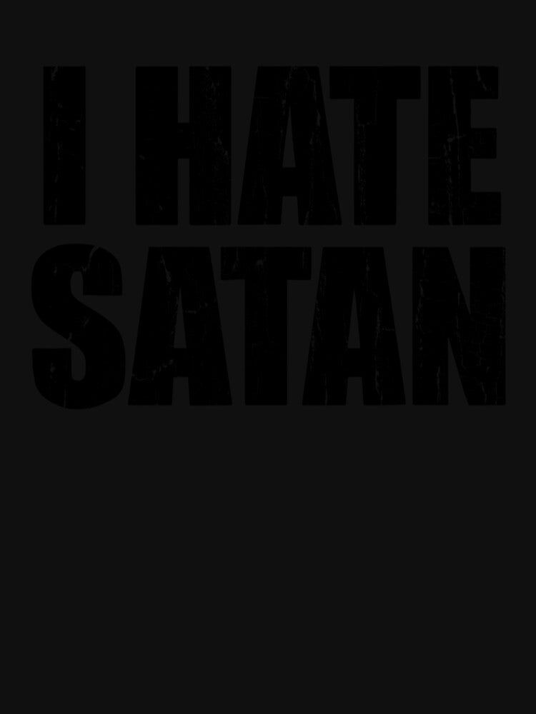 I Hate Satan by caruku666