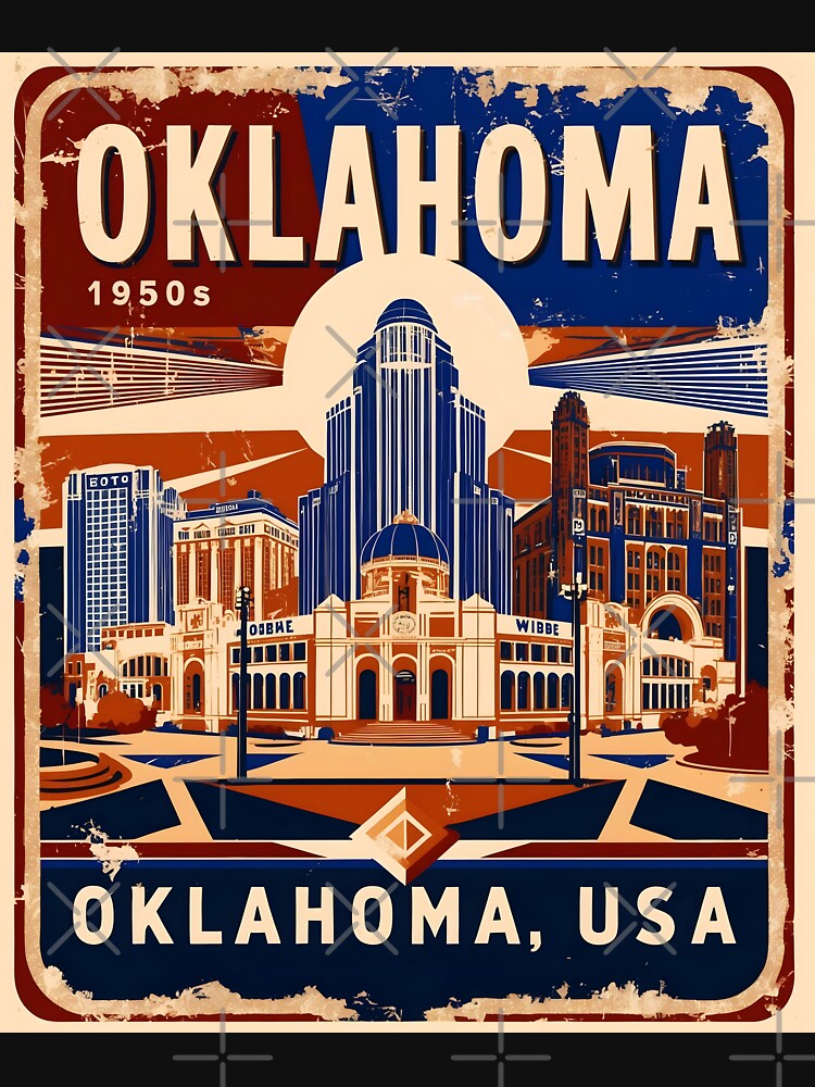 Oklahoma 1950s USA Vintage Retro Tourism by TravelersGems