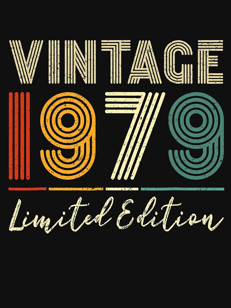 Vintage 1979 Limited Edition Funny Birthday by tamara-art