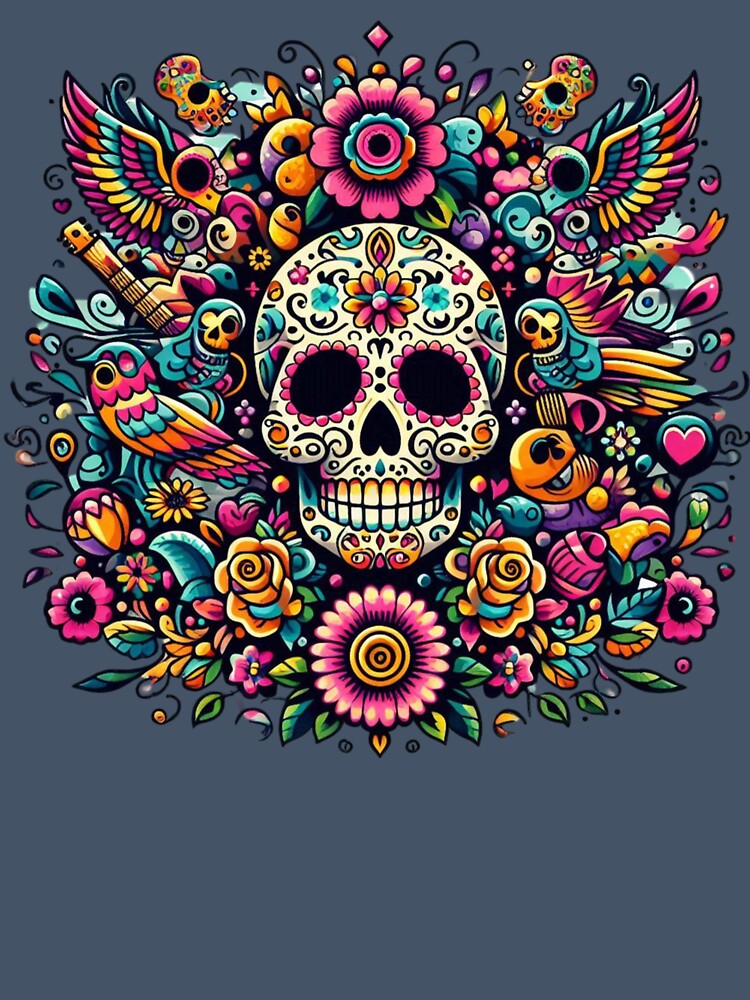 Day of the dead Skull Design by MT-Hub | Art for Every Soul