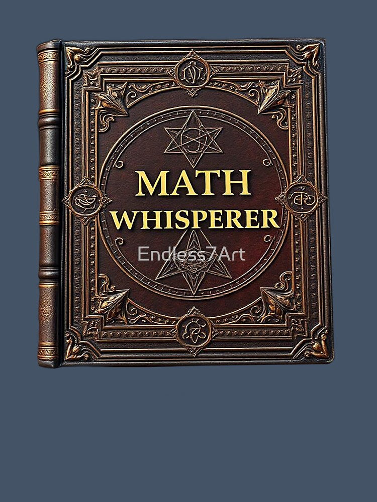 Math Whisperer The Secret Book of Math by Endless7Art