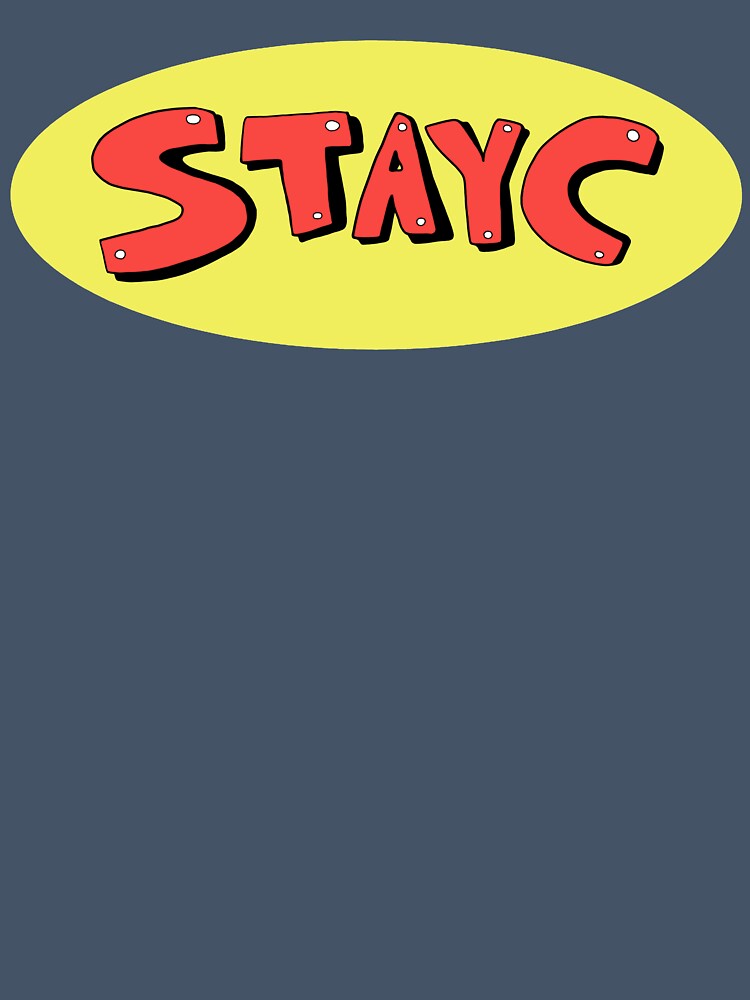 STAYC STAYDOM Logo Yellow Background by babyfriedrice