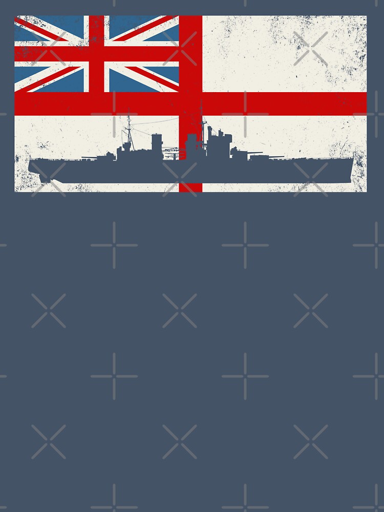 HMS Prince of Wales British Navy flag by NicGrayGraphic