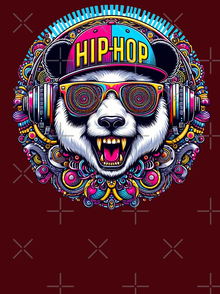 Hip hop panda by Toms Tee