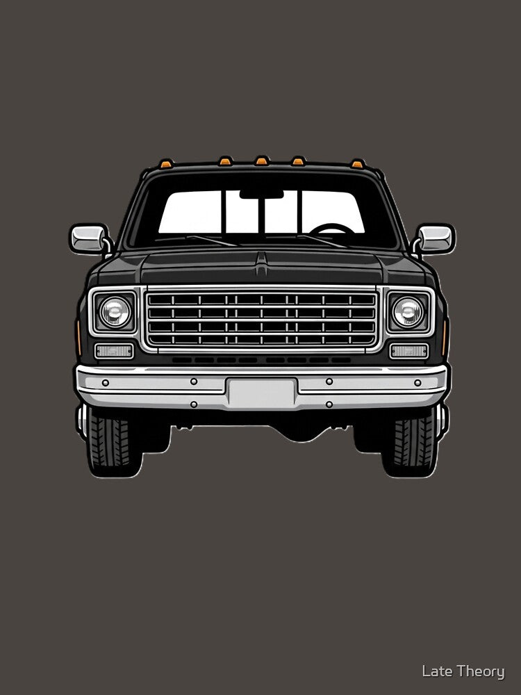Black Heavy Duty American Pickup Truck by Late Theory