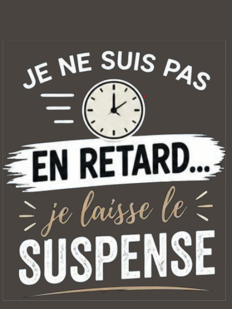 Funny T-shirt for latecomers by WearStudios