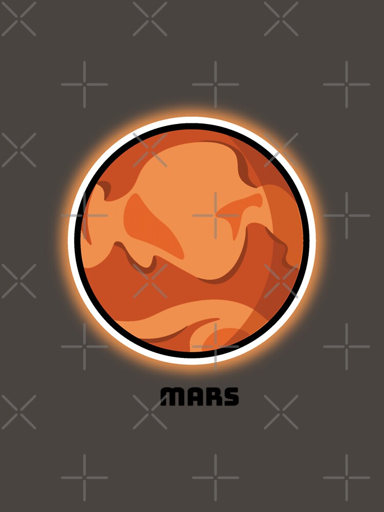Mars planet, solar system by gllemm
