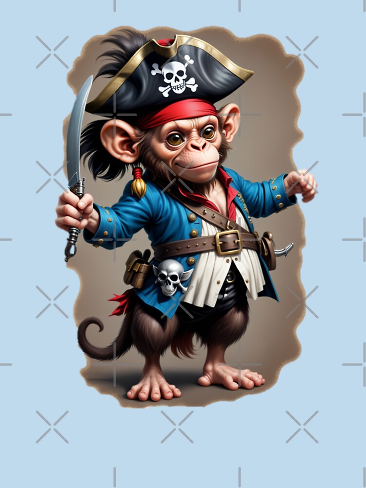 Captain Monkey by Toms Tee