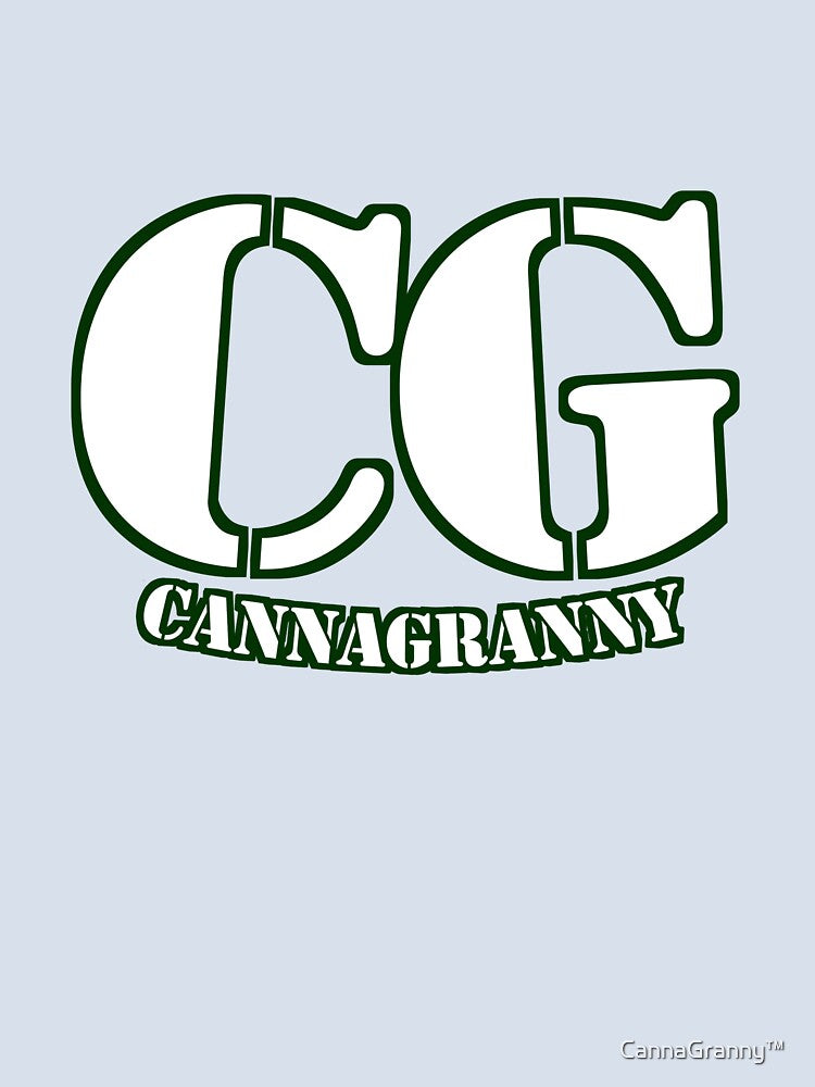 CannaGranny™ CG Minimal Logo Streetwear Design by  CannaGranny™