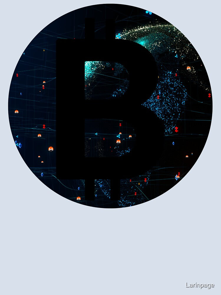 Bitcoin Symbol Icon by Larinpage