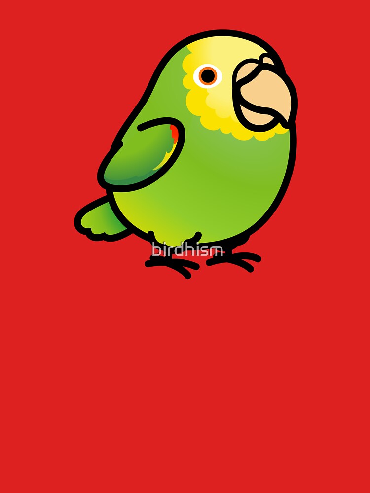 Chubby Double Yellow-headed Amazon by birdhism